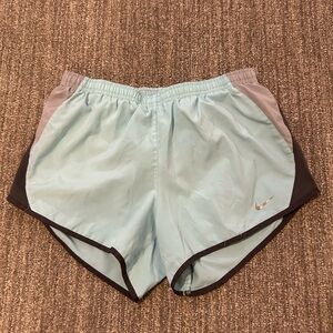 Sky Blue Nike Dri-Fit Running Shorts Lined, Inseam 3in